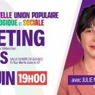 Meeting NUPES avec Julie Maury