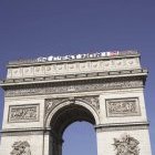 La Cgt Spectacle occupe l'Arc de Triomphe le 05/04/2023