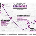 Parcours de la Manifestation à Paris le 08/03/2022