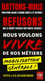 Battons-nous : Nous voulons vivre de nos métiers !