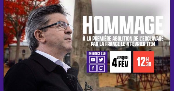 Le Mans : Hommage à la première abolition de l'esclavage par la France