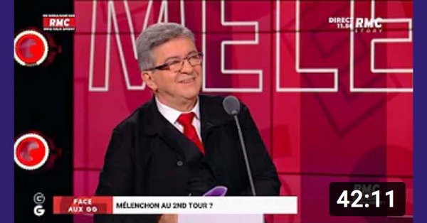 Mélenchon aux Grandes Gueules le 10/03/2022