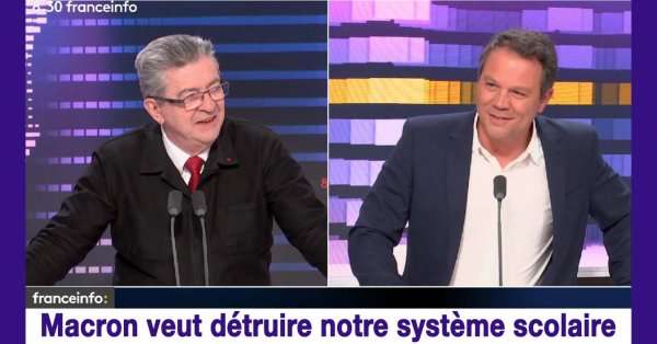 Jean-Luc Mélenchon invité de la matinale sur Franceinfo le 03/06/2022