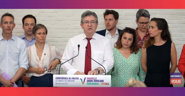 Conférence de presse de la NUPES : Le chaos c'est Macron le 15/06/2022