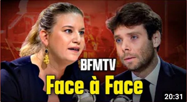Mathilde Panot dans le Face à face de BFM le 18/05/2023