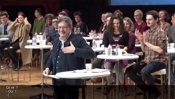 Jean-Luc Mélenchon à Strasbourg le 15/02/2017