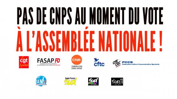 Conseil National des Professions du Spectacle : Impossible à tenir au moment du vote à l'Assemblée nationale !