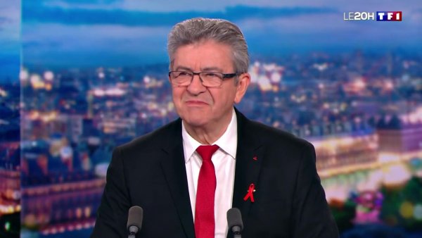 Jean-Luc Mélenchon au 20h de TF1 le 23/03/2023