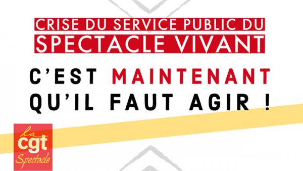 Communiqué de presse de la Cgt Spectacle le 30/06/2023