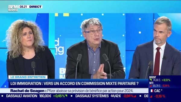 Éric Coquerel invité du Grand entretien dans Good morning business le 14/12/2023