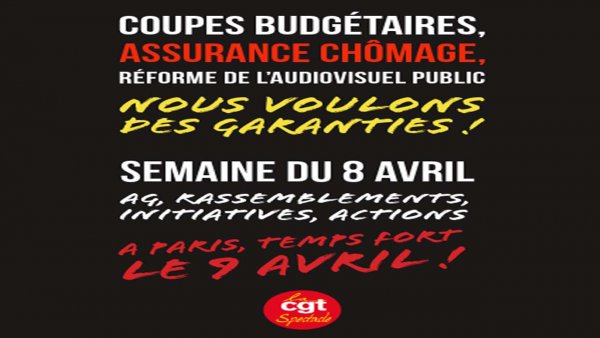 Coupes budgétaires : La Cgt Spectacle demande des garantis au gouvernement ! le 22/03/2024