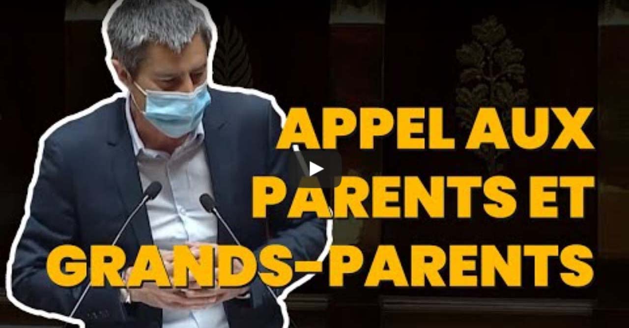 François Ruffin : je lance un appel aux parents, aux grand-parents !