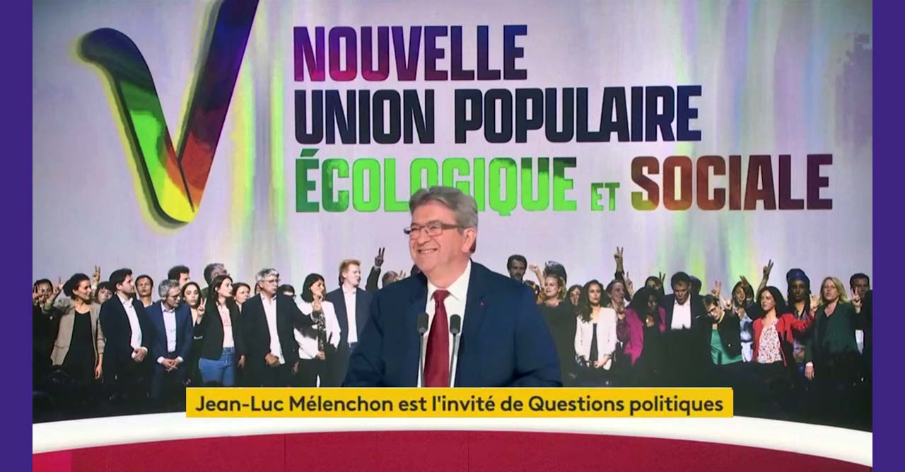Jean-Luc mélenchon invité de Questions politiques le 08/05/2022