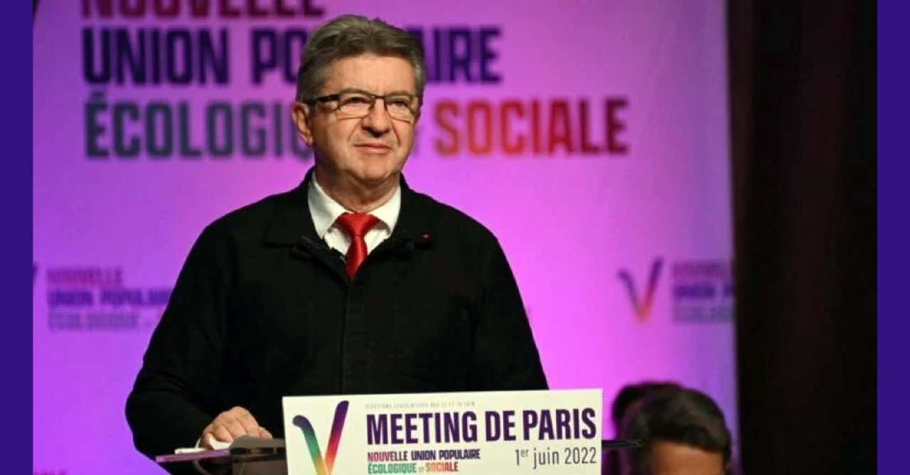 Meeting de la Nouvelle Union Populaire à Paris le 01/06/2022