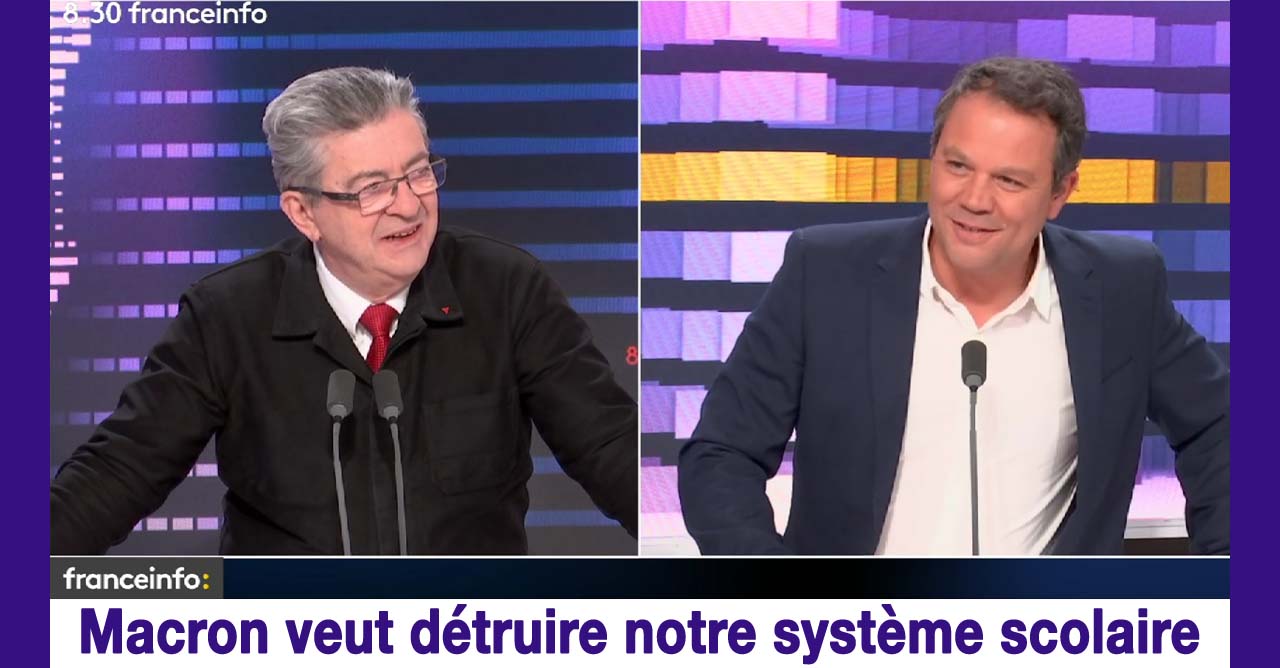 Jean-Luc Mélenchon invité de la matinale sur Franceinfo le 03/06/2022