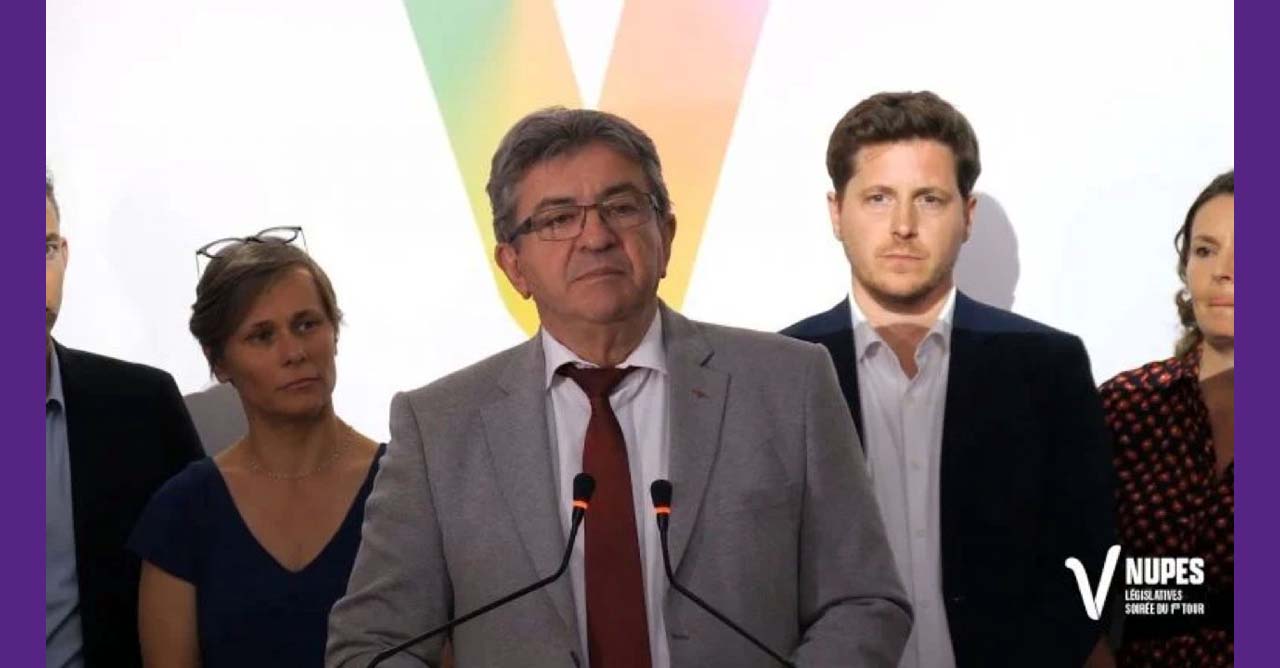 Prise de parole de Jean-Luc Mélenchon au soir du 12/06/2022