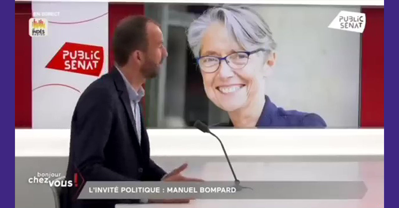 Manuel Bompard invité de Public-Sénat le 01/07/2022