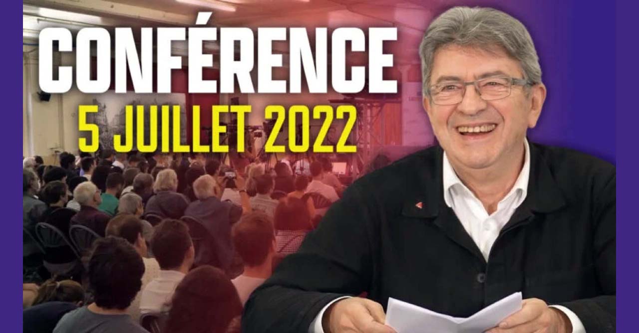 Conférence de presse de Jean-Luc Mélenchon le 05/07/2022