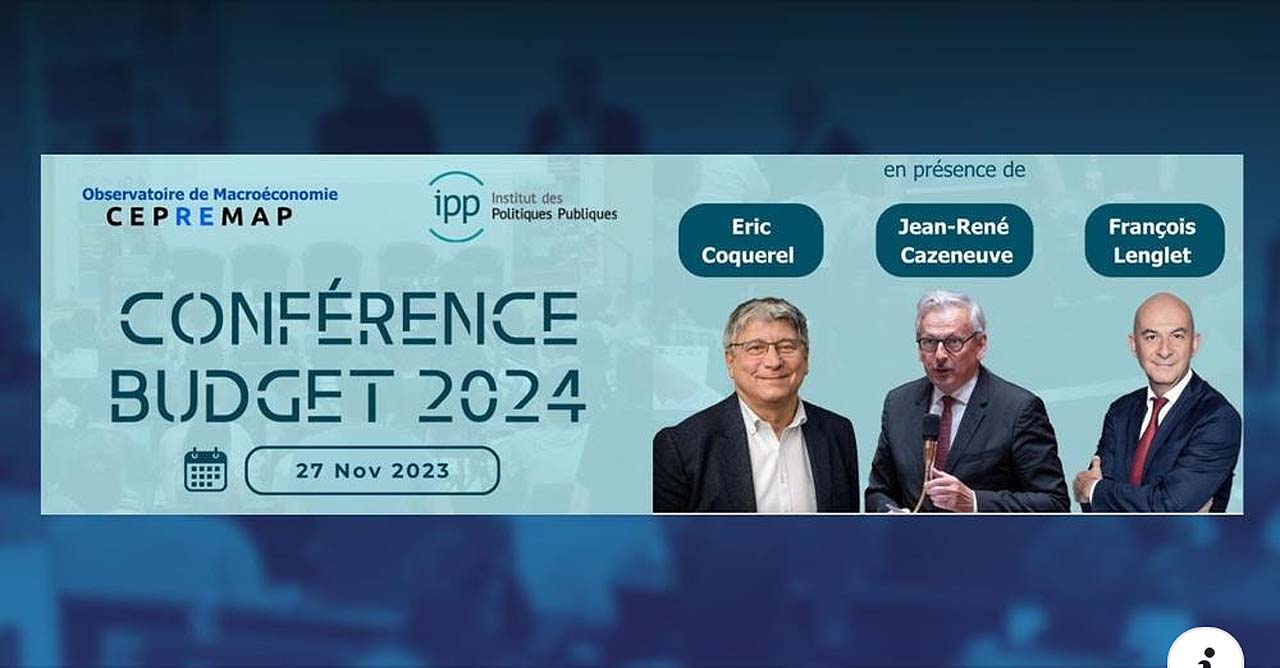 Éric Coquerel à l'institut des politiques publiques sur le budget 2024 le 27/11/2023
