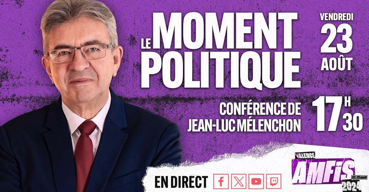 De la Démocratie au Néolibéralisme et bien plus .. Jean-Luc Mélenchon le 23/08/2024