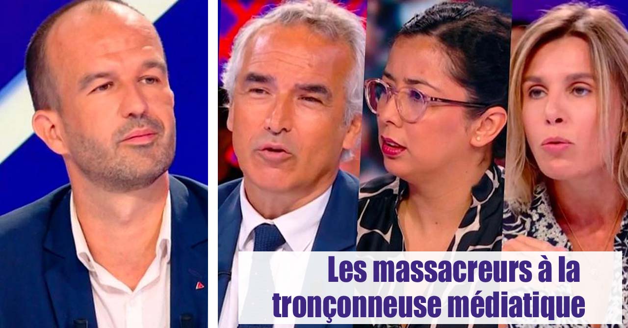 Massacre à la tronçonneuse médiatique sur BFM Politique : invité Manuel Bompard le 01/09/2024