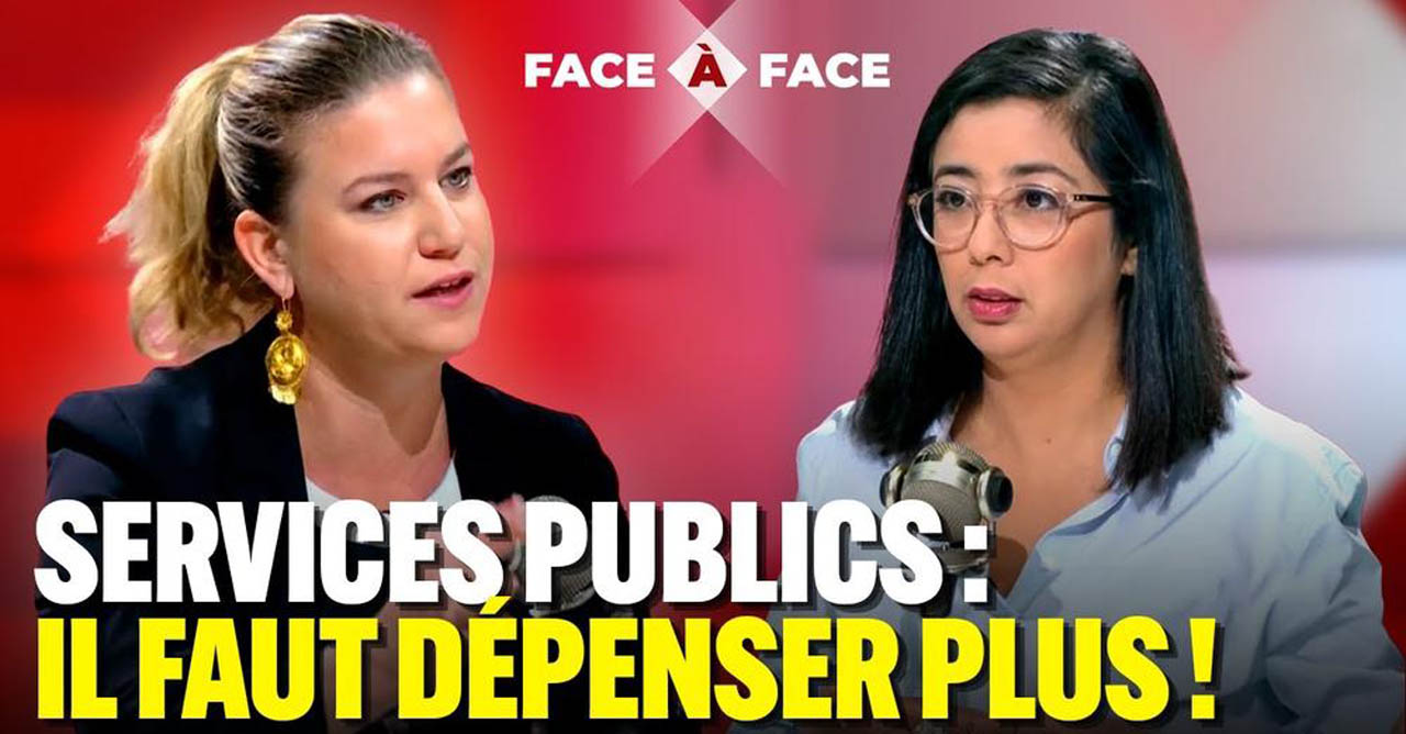 Mathilde Panot face à Latrous sur BFMTV le 04/10/2024