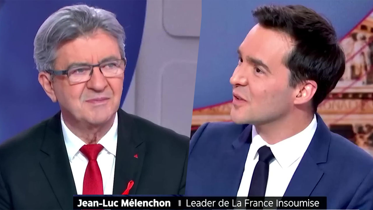 En Toute Franchise avec Jean-Luc Mélenchon sur LCI le 26/03/2023
