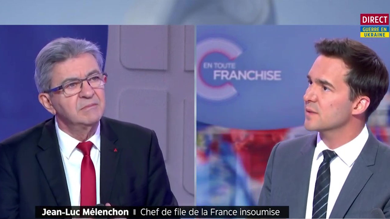 Jean-Luc Mélenchon invité dans l'émission « En Toute Frachise » le 02/07/2023