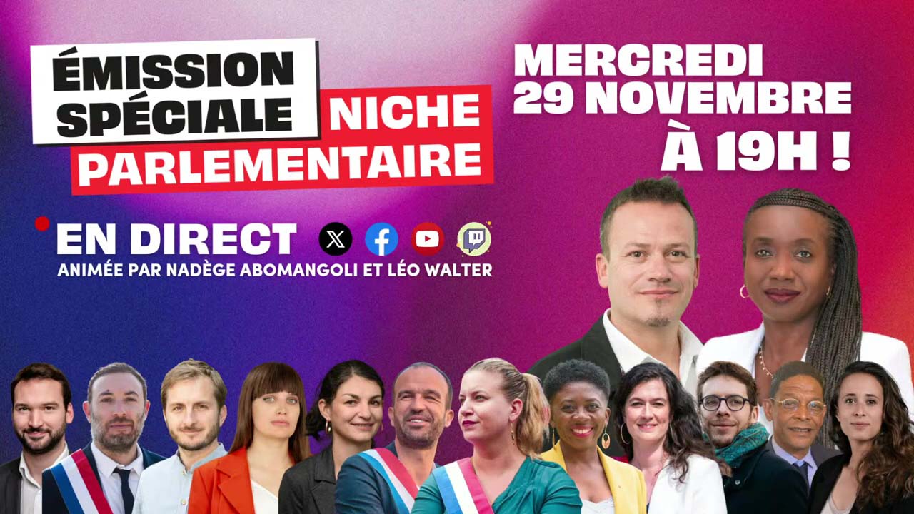 Émission spéciale « Niche parlementaire » le 29/11/2023