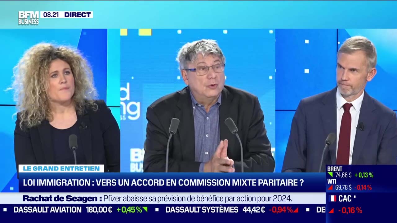 Éric Coquerel invité du Grand entretien dans Good morning business le 14/12/2023