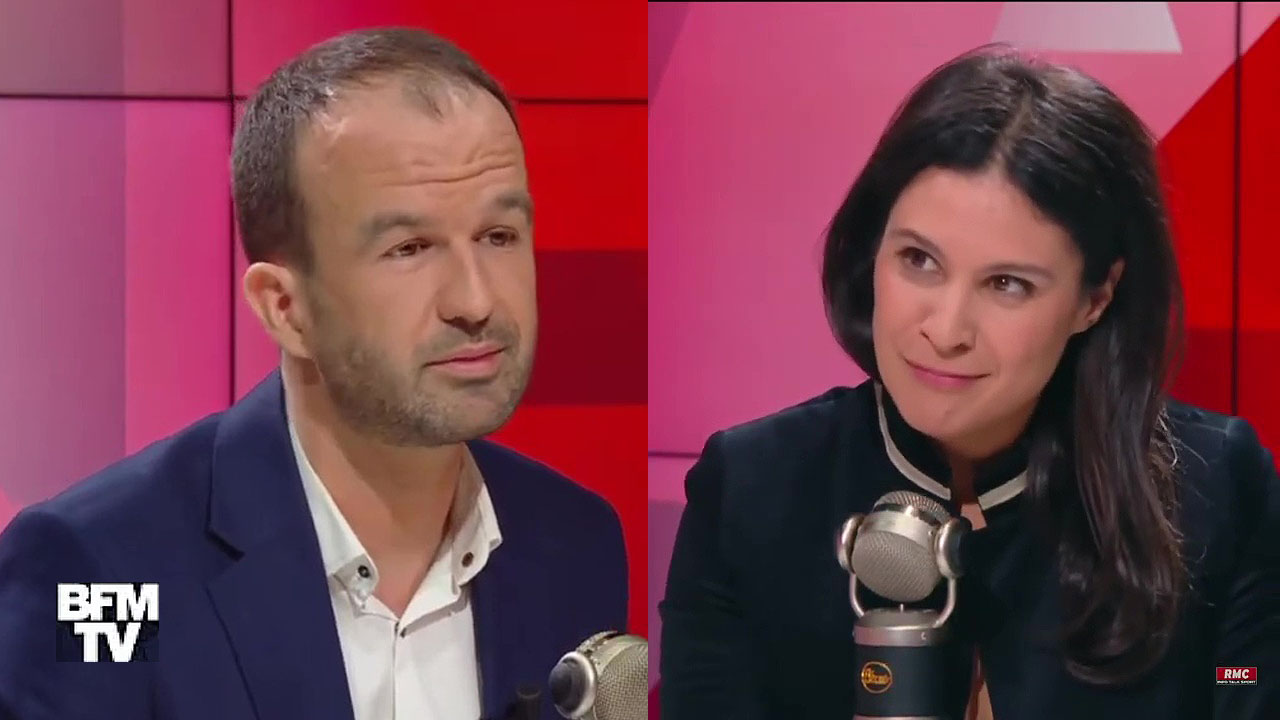 Manuel Bompard Face à Apolline le 10/01/2024