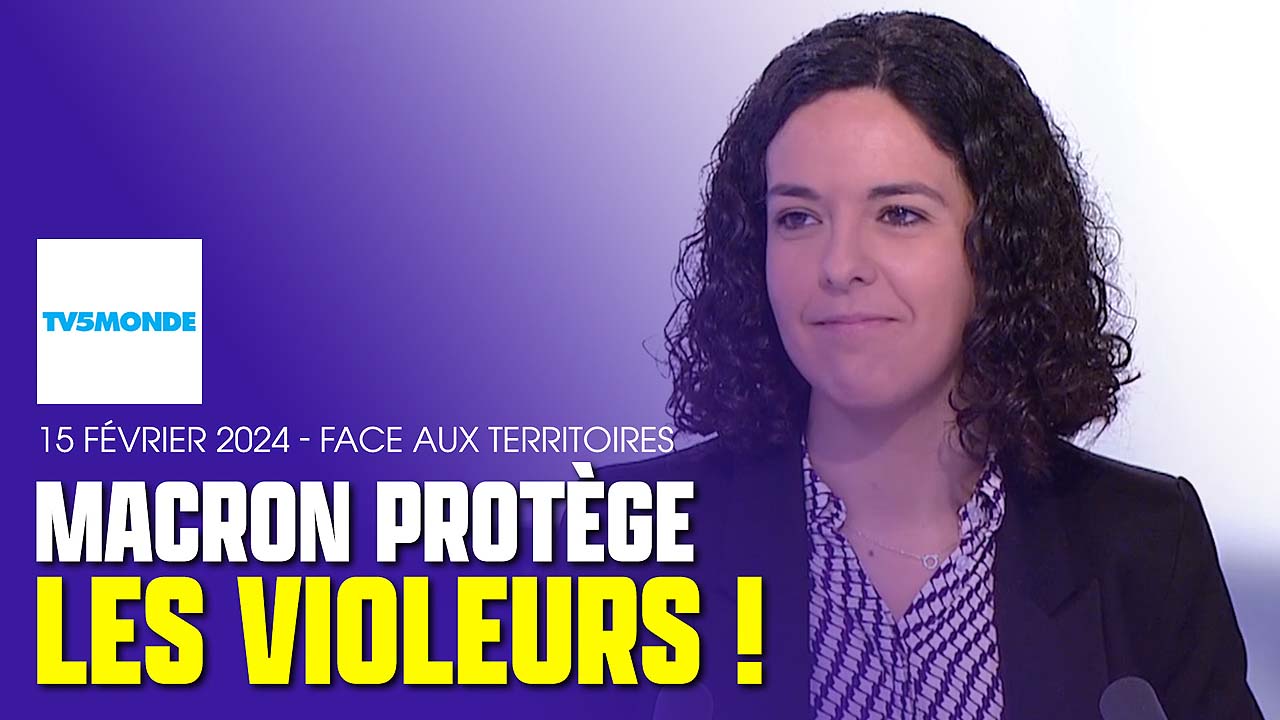 Manon Aubry invité de TV5 Monde le 15/02/2024