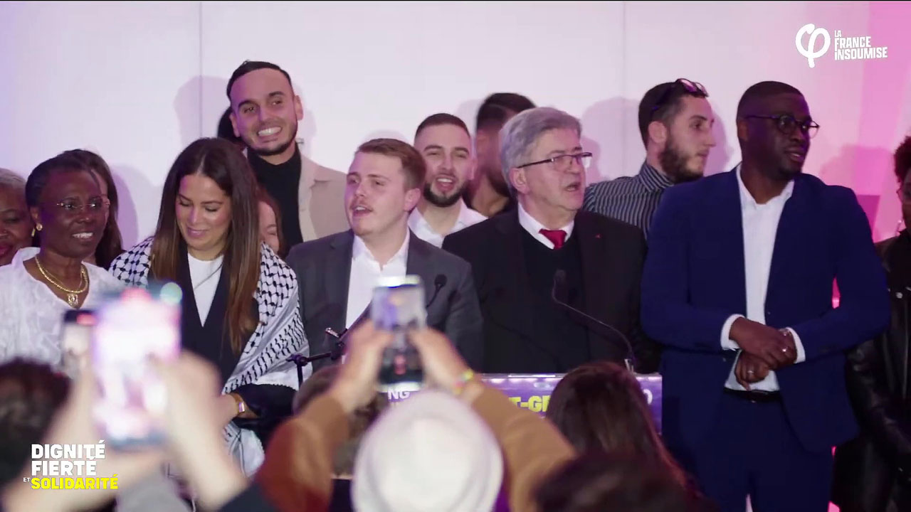 Meeting avec Jean-Luc Mélenchon et Louis Boyard à Villeneuve-Saint-Georges le 23/01/2025