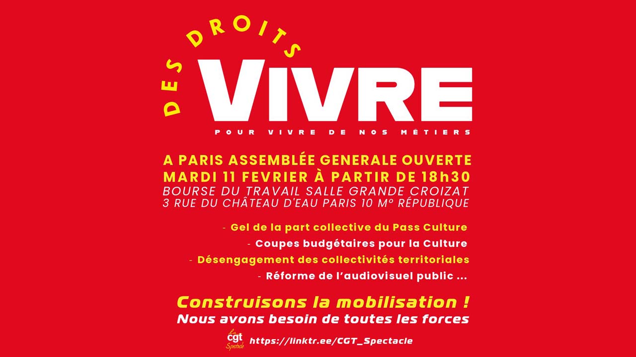 Organisons la Mobilisation : Assemblée générale le 11/02/2025 à Paris