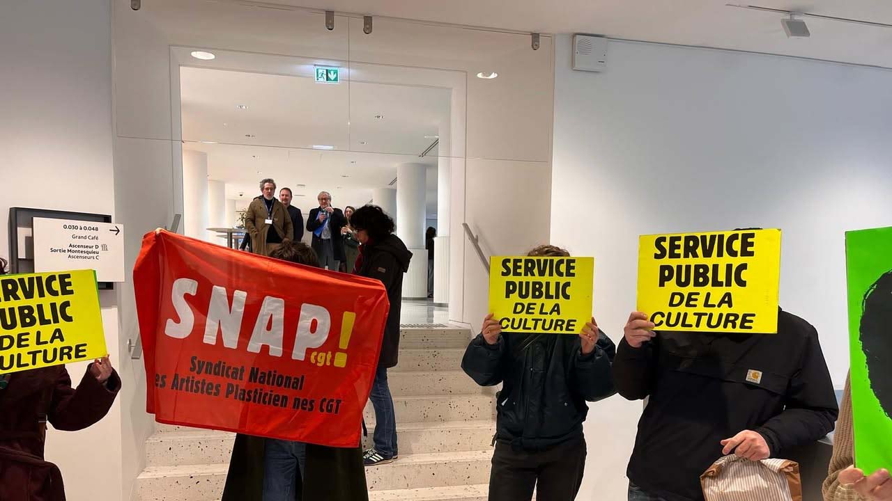 Occupation du Ministère de la culture ce vendredi 7 mars 2025