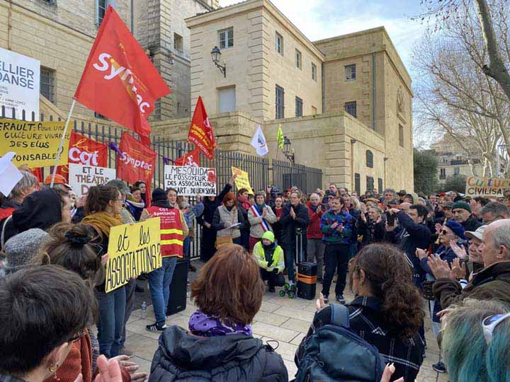 À Montpellier, la Culture se mobilise à nouveau contre les coupes budgétaires - 15/02/2025